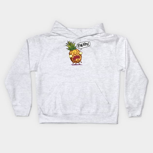 Pineapple Kids Hoodie by neilkohney